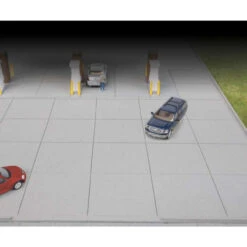 Walthers Cornerstone 933-3540 - Gas Station Parking Lot - HO Scale