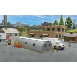 Walthers Cornerstone 933-3560 - Quonset Hut - HO Scale Kit