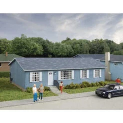 Walthers Cornerstone 933-4150 - Modern Sectional House - HO Scale Kit