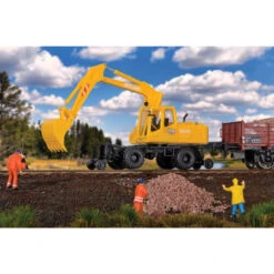 Walthers SceneMaster 949-11014 - Hi-Rail Excavator - HO Scale Kit