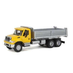 Walthers SceneMaster 949-11663 - 7602 Heavy Dump Truck - Yellow - HO Scale