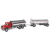 Walthers SceneMaster 949-11671 - InternationalÂ© 7600 Tank Truck W/Trailer - Al's Victory Service, Interstate Oil & Winner's Circle Decals - HO Scale