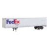Walthers SceneMaster 949-2452 - 53' Staughton Trailer 2 Pack FedEx - HO Scale