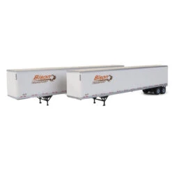 Walthers SceneMaster 949-2461 - 53' Staughton Trailer 2 Pack Bison - HO Scale