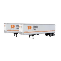 Walthers SceneMaster 949-2512 - 40' Trailmobile Trailer 2-Pack Illinois Central Gulf (ICG) - HO Scale