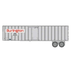 Walthers SceneMaster 949-2600 - Flexi-Van 40' Trailer 2-Pack - Assembled (Large Name Placard, Side Doors) Chicago Burlington & Quincy (CB&Q) CBQU 202022, 202044 - HO Scale