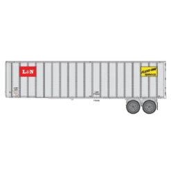 Walthers SceneMaster 949-2602 - Flexi-Van 40' Trailer 2-Pack - Assembled (logo And Flexi-Van Placards, End Doors) Louisville & Nashville (L&N) L&N TT1003, TT1006 - HO Scale