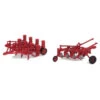 Walthers SceneMaster 949-4162 - Farm Plow And Planter -- Red - HO Scale