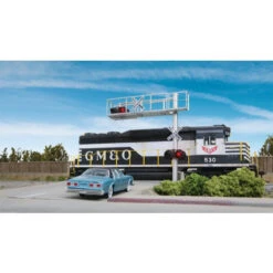 Walthers SceneMaster 949-4331 - Modern Cantilever Grade Crossing Signal - HO Scale