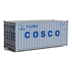 Walthers SceneMaster 949-8071 - 20' Corrugated Container COSCO - HO Scale