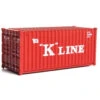 Walthers SceneMaster 949-8073 - 20' Corrugated Container K-Line - HO Scale