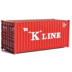 Walthers SceneMaster 949-8073 - 20' Corrugated Container K-Line - HO Scale