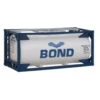 Walthers SceneMaster 949-8103 - 20' Tank Container Bond - HO Scale Kit