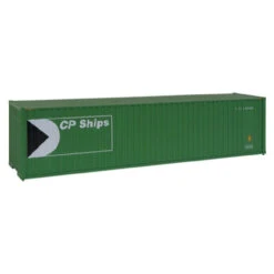 Walthers SceneMaster 949-8206 - 40' Hi Cube Corrugate Container W/ Flat Roof CP Ships - HO Scale