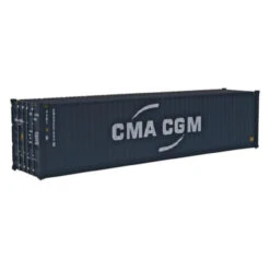 Walthers SceneMaster 949-8257 - 40' Hi Cube Corrugated Side Container CMA-CGM - HO Scale