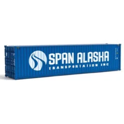 Walthers SceneMaster 949-8273 - 40' Hi Cube Corrugated Side Container Span Alaska - HO Scale