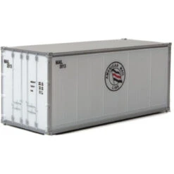 Walthers SceneMaster 949-8660 - 20' Smooth-Side Container - Ready To Run American Mail Line - HO Scale