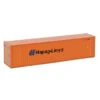 Walthers SceneMaster 949-8804 - 40' Hi Cube Ribbed Side Container Hapag-Lloyd - N Scale