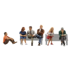 Woodland Scenics #1829 - People Sitting - HO Scale