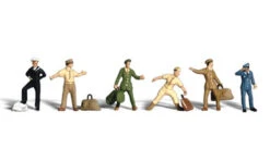 Woodland Scenics #1892 - Uniformed Travelers - HO Scale
