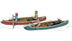 Woodland Scenics #1918 - Canoers - HO Scale