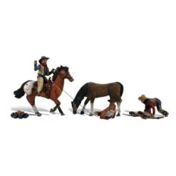Woodland Scenics #1940 - Ridin' And Ropin' - HO Scale
