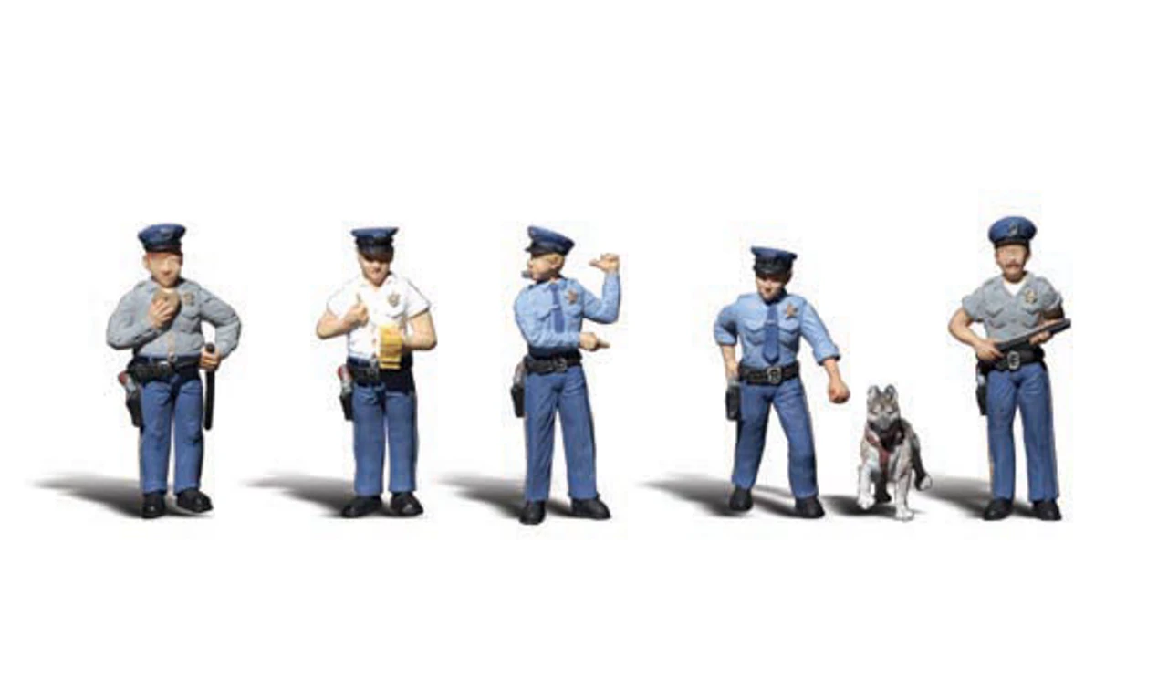 Woodland Scenics #2122 - Policemen - N Scale