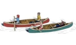 Woodland Scenics #2200 - Canoers - N Scale