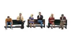 Woodland Scenics #2206 - People On Benches - N Scale