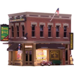 Woodland Scenics 4923 - Corner Emporium - Built-&-Ready Landmark Structure - N Scale