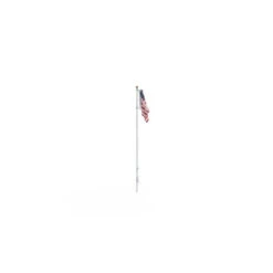 Woodland Scenics 5950 - US Flag Pole Small 2.24in - Any Scale
